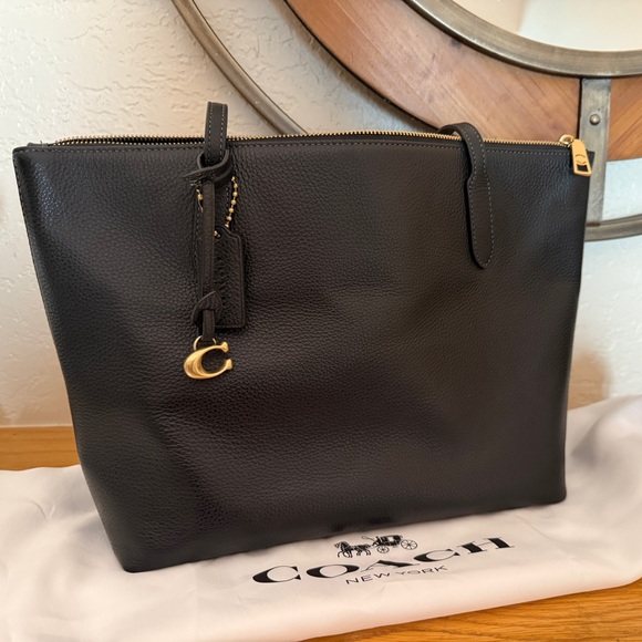 Coach Bella Tote CS010 Black - Picture 1 of 7
